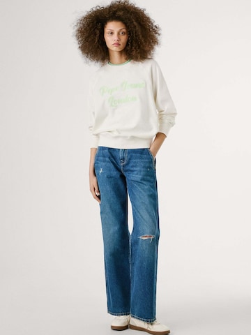 Sweat-shirt 'Alison' Pepe Jeans en blanc
