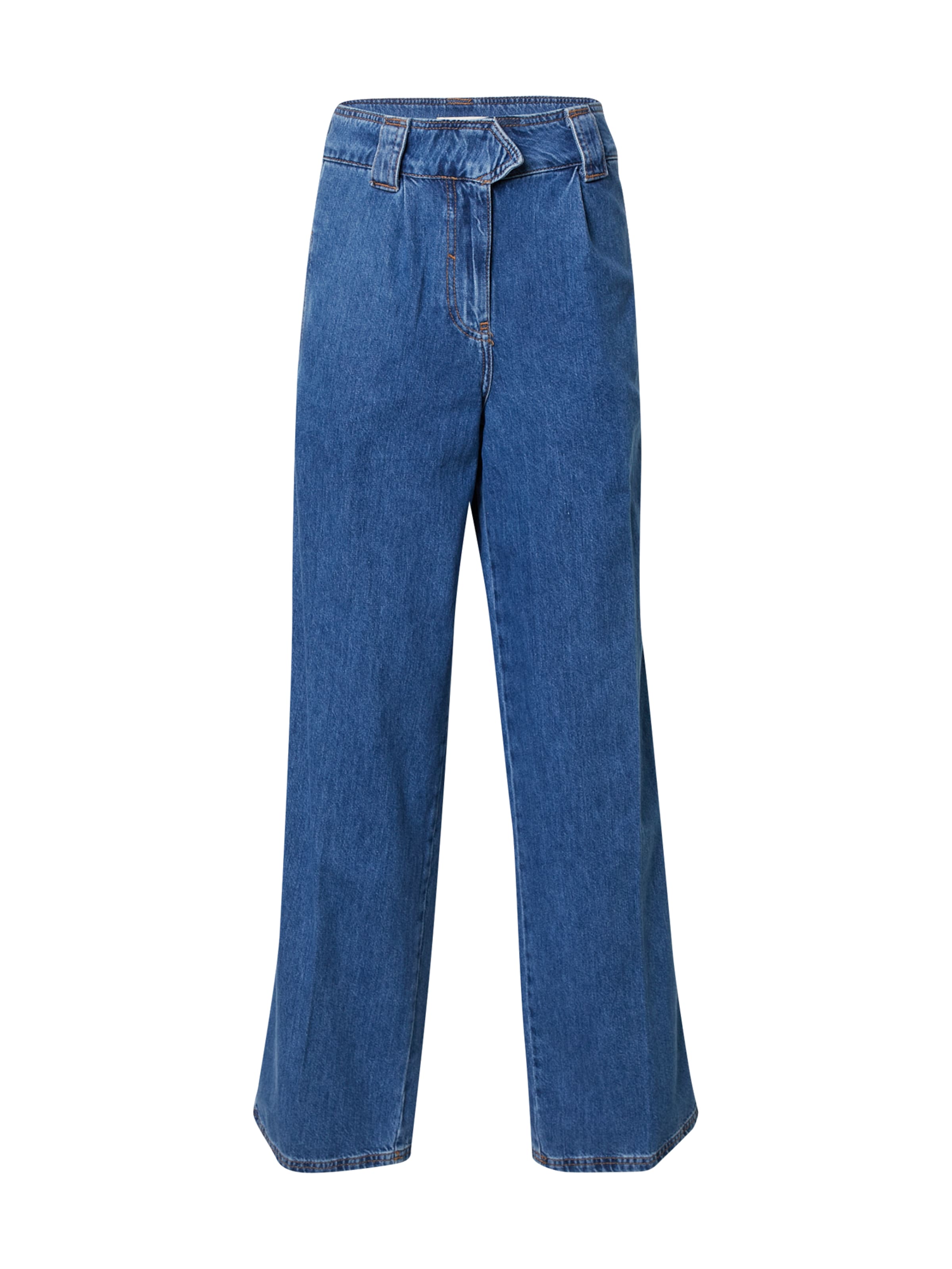 Wide Leg Jean River Island en bleu : devant