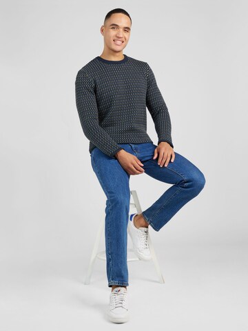 KnowledgeCotton Apparel Pullover - in Blau