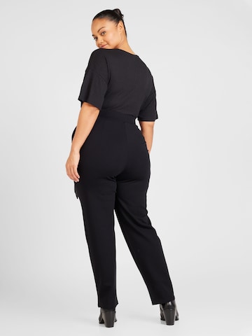 ABOUT YOU Curvy Regular Pants 'Sybile' in Black