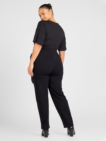 ABOUT YOU Curvy Regular Broek 'Sybile' in Zwart