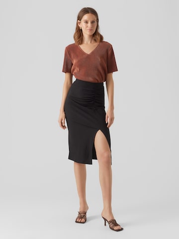 Vero Moda Petite Spódnica 'JONA' w kolorze czarny