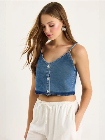 Top di Bianco Lucci in blu