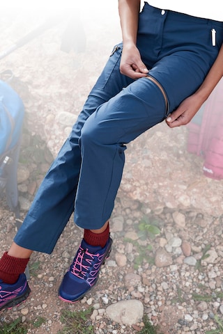 LASCANA ACTIVE Normální Outdoorové kalhoty – modrá