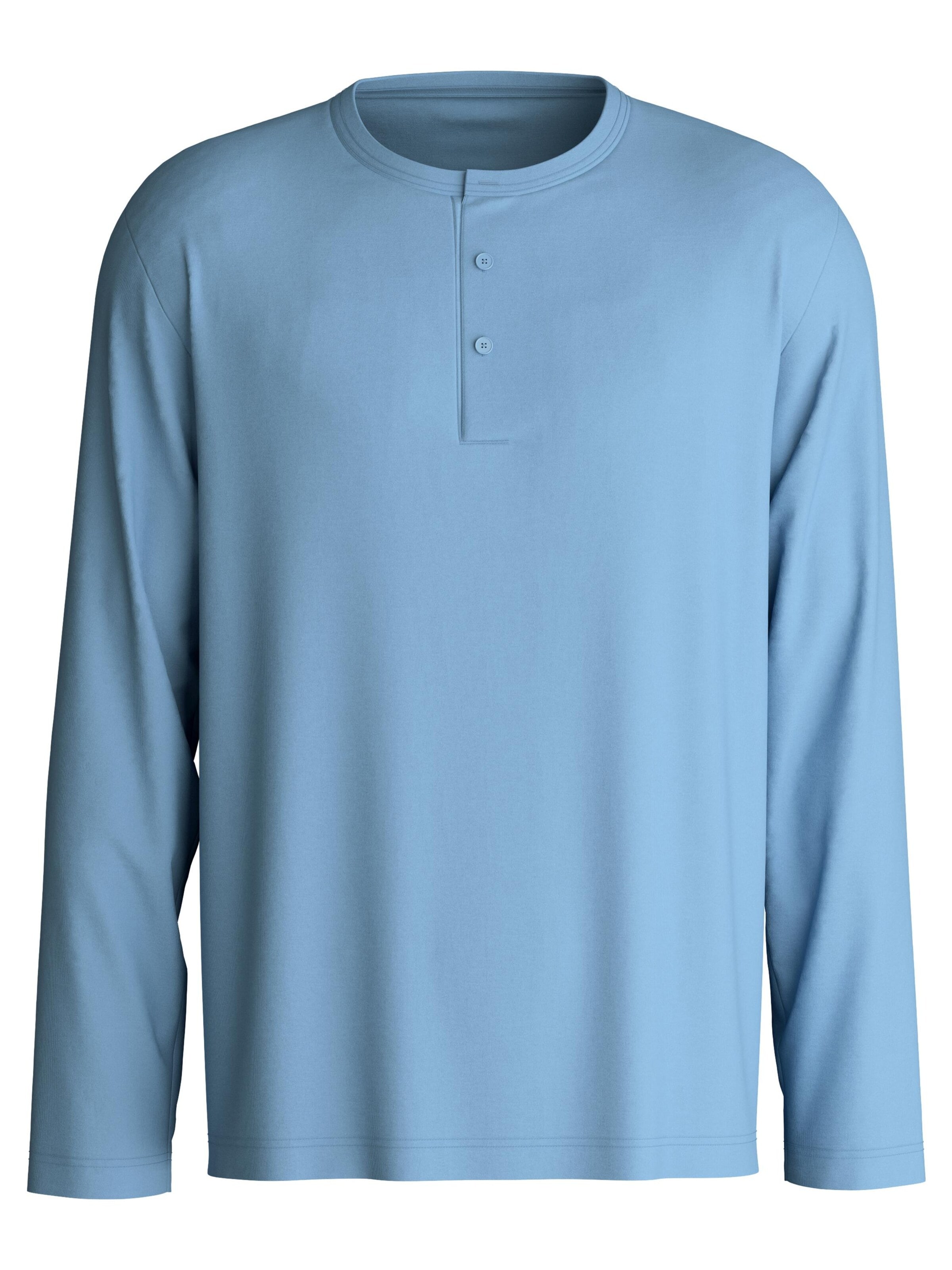 CALIDA Shirt 'RMX Sleep Free' in L/Regular in de kleur Lichtblauw, Productweergave