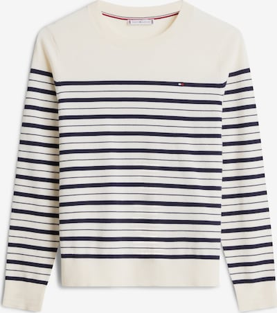 TOMMY HILFIGER Pulover u morsko plava / bijela, Pregled proizvoda