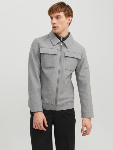 Veste mi-saison 'Morrison' JACK & JONES en gris : devant