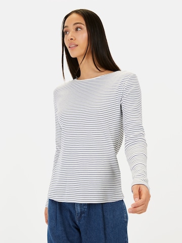 CAMEL ACTIVE Langarmshirt mit Rundhalsausschnitt in Blau: Vorderseite