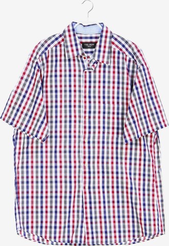 CARL GROSS Button Up Shirt in XXL in Mixed colors: front