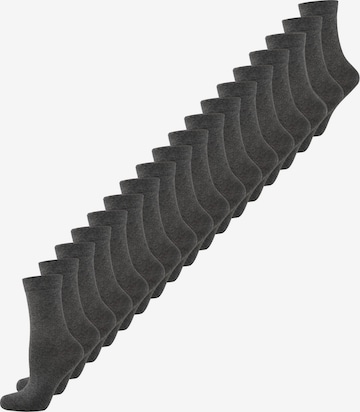 Nur Die Socken in Grau: Vorderseite