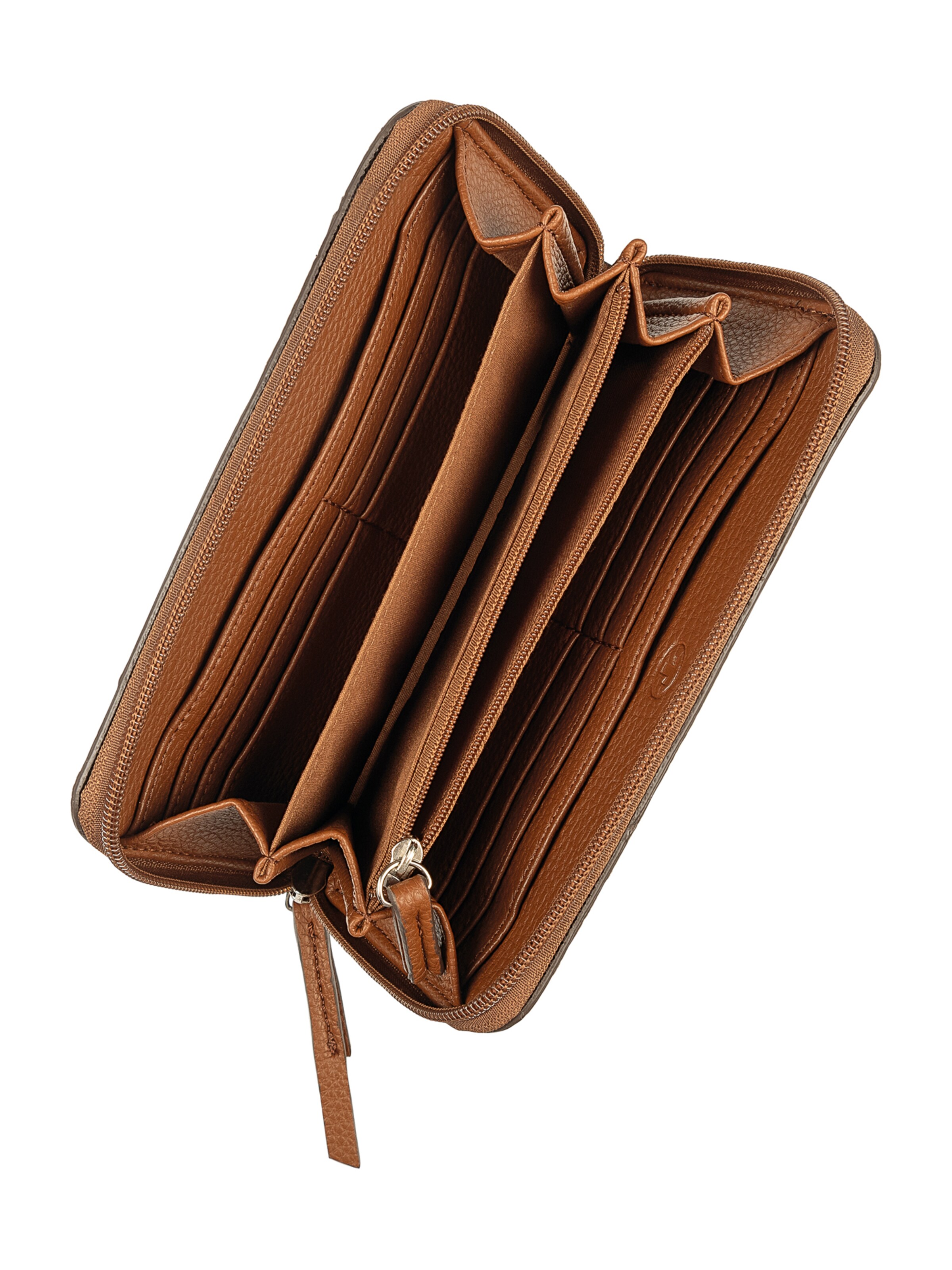 TOM TAILOR Peňaženka 'Beca' - Hnedá