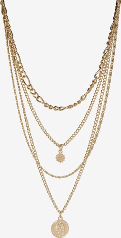 PIECES Necklace 'MARINA' in Gold: front