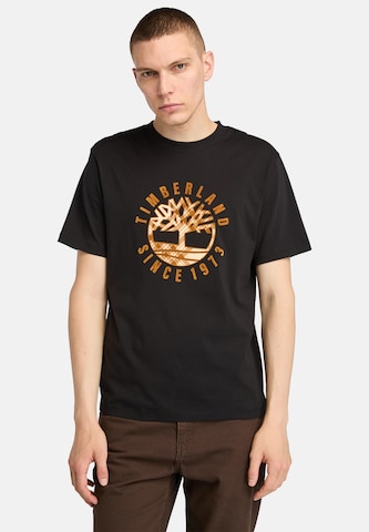 TIMBERLAND Футболка в Черный: спереди
