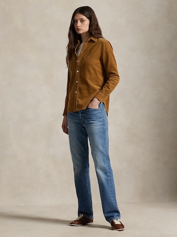 Chemisier Polo Ralph Lauren en marron