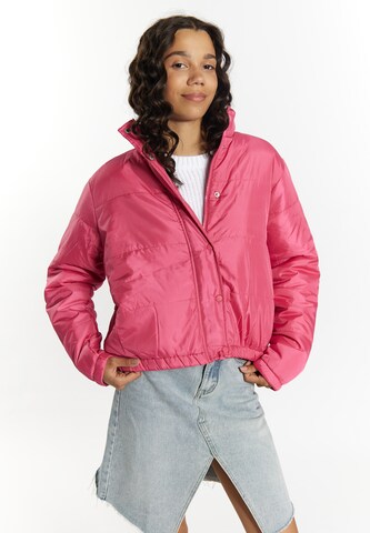 MYMO Between-Season Jacket in Pink: front