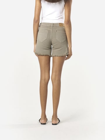 KOROSHI - Slimfit Calças de ganga em verde