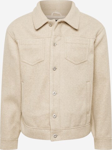 BURTON MENSWEAR LONDON Between-Season Jacket in Beige: front