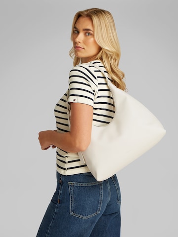 Sac bandoulière Calvin Klein en blanc : devant
