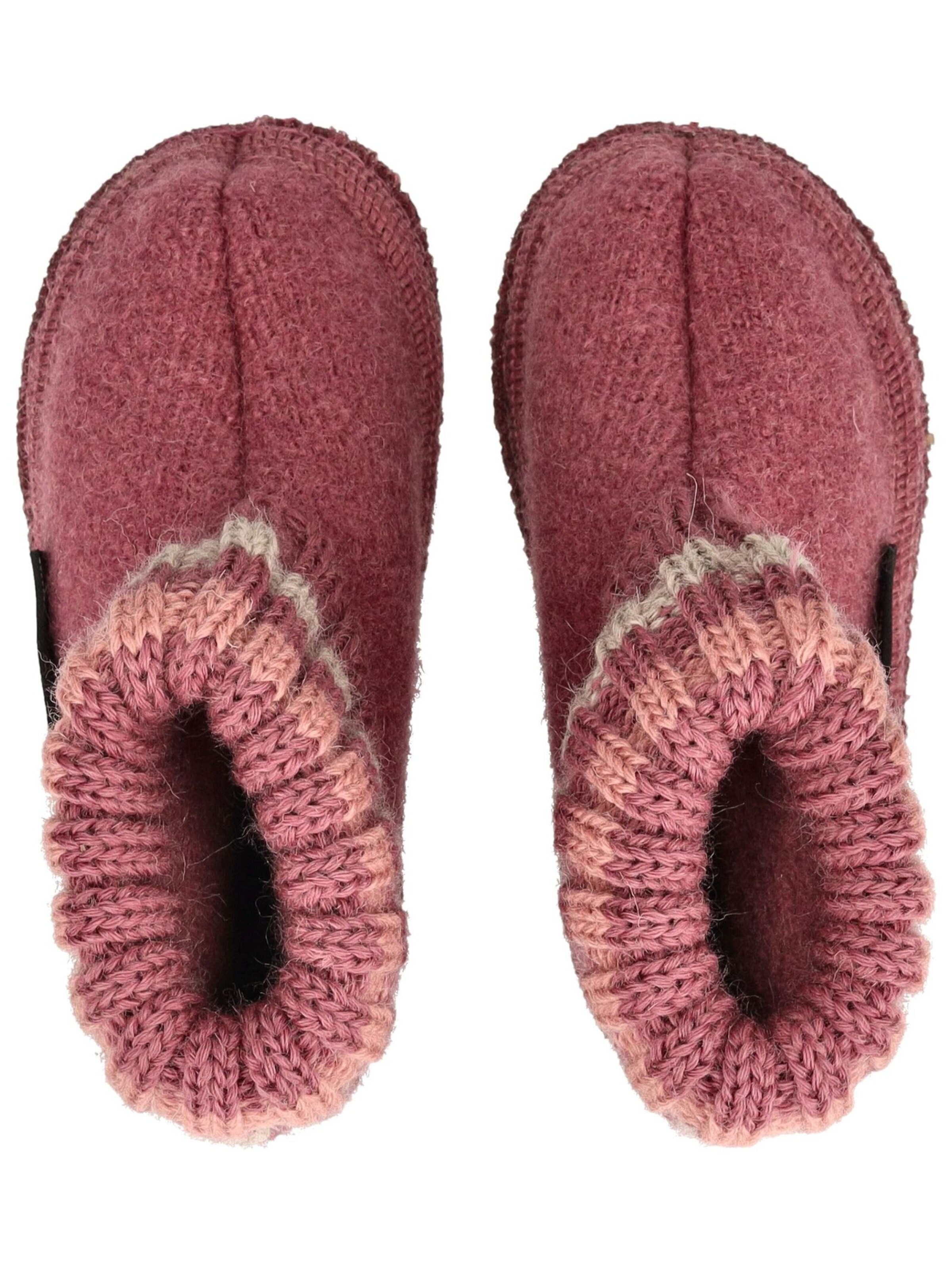 HAFLINGER Hausschuhe in Pink