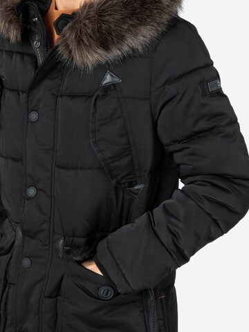 Superdry Winter Parka 'Chinook' in Black