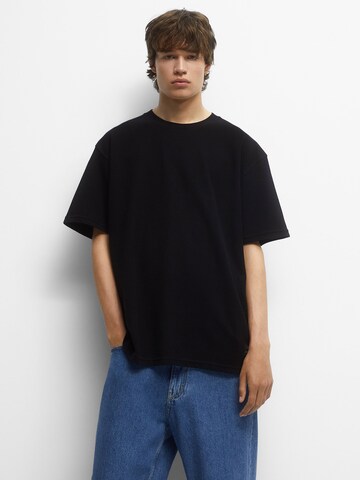 Pull&Bear T-Shirt in Schwarz: Vorderseite