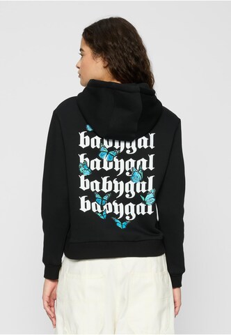 Sweat-shirt 'Babygal' Miss Tee en noir