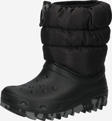 Crocs Snow Boots in Black: front