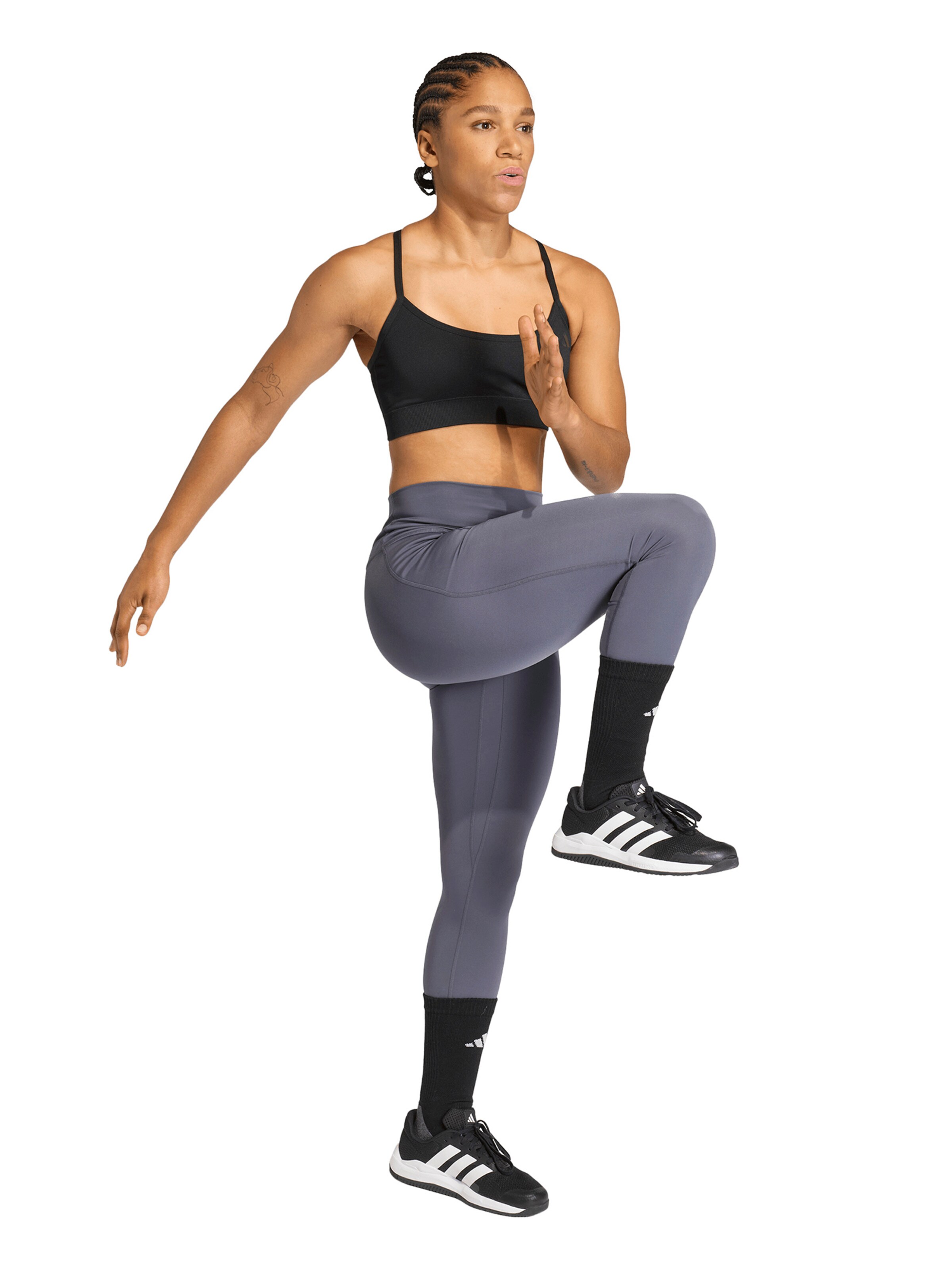 ADIDAS PERFORMANCE Skinny Sportnadrágok - szürke