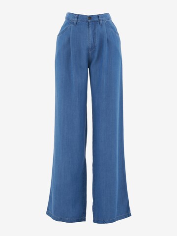 Organication Wide Leg Hose in Blau: Vorderseite