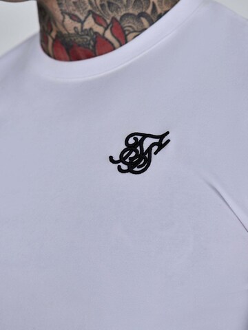 SikSilk Shirt 'Essentials T-Shirt' in White: front