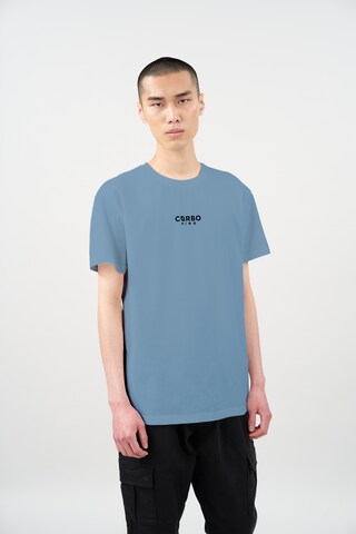 Cørbo Hiro - Camiseta 'Shibuya' en azul: frente