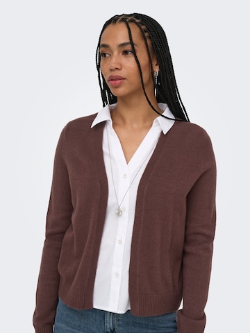 ONLY Strickjacke in Braun
