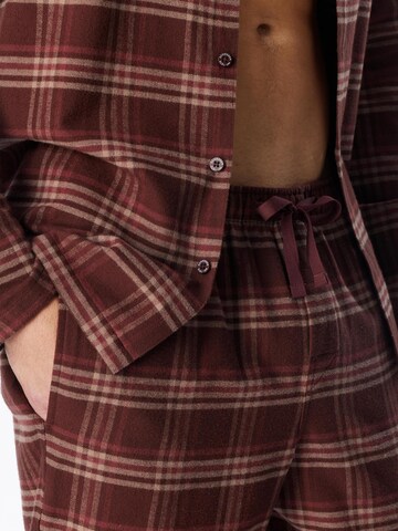 SCHIESSER Long Pajamas 'Selected Premium Warming' in Mixed colors