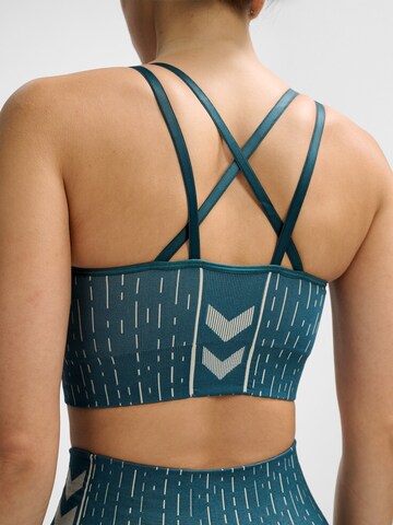 Bustier Soutien-gorge de sport Hummel en bleu