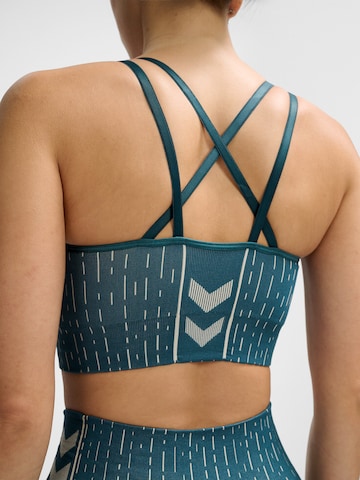 Bustier Soutien-gorge de sport Hummel en bleu