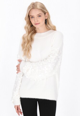 IZIA - Jersey en blanco: frente