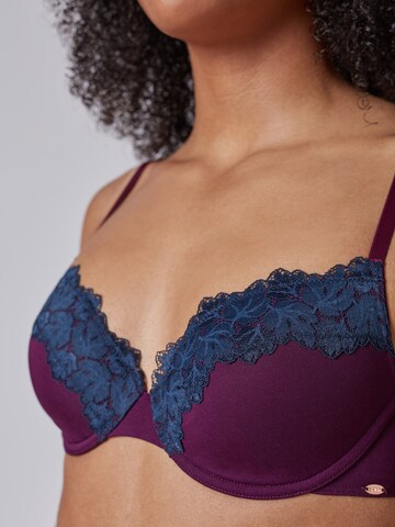 Skiny T-shirt Bra in Purple