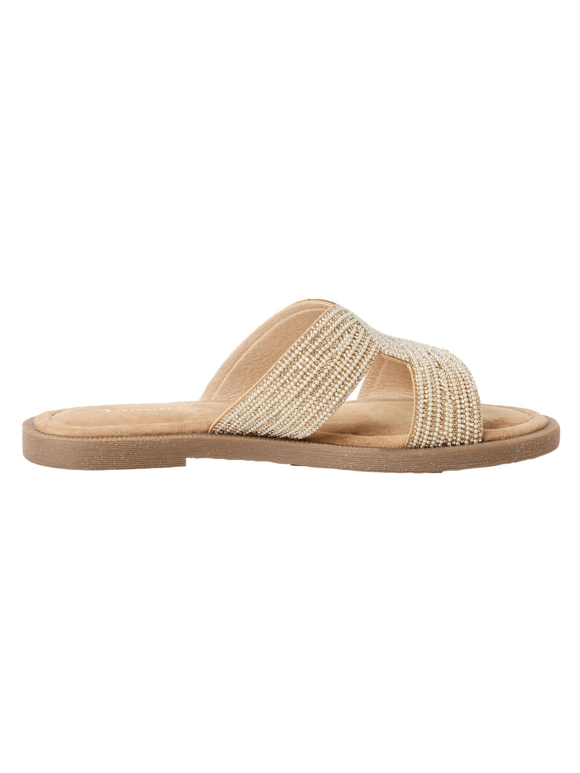 Tamaris Mules in Beige