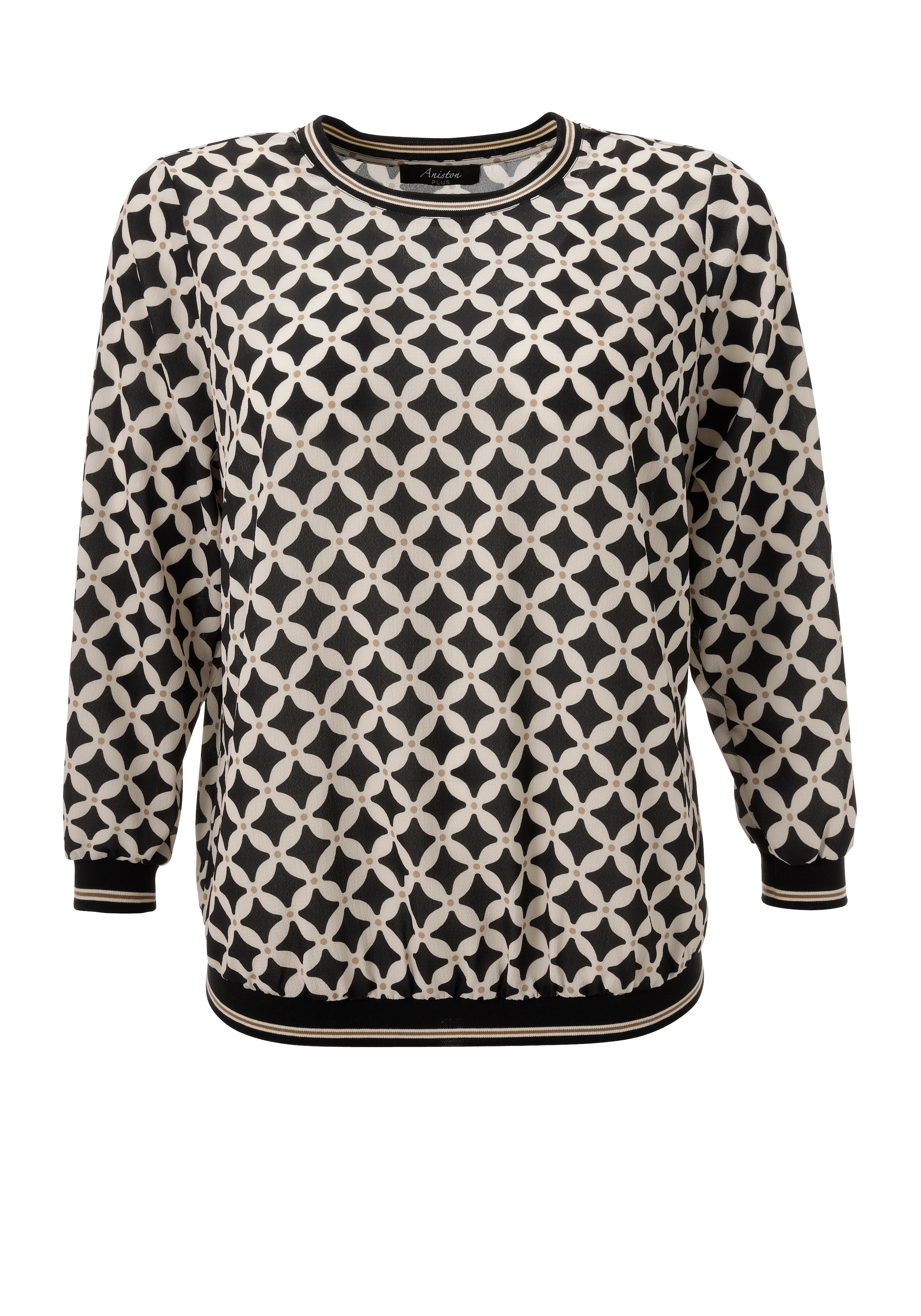 Aniston Bluse in Beige: Vorderseite