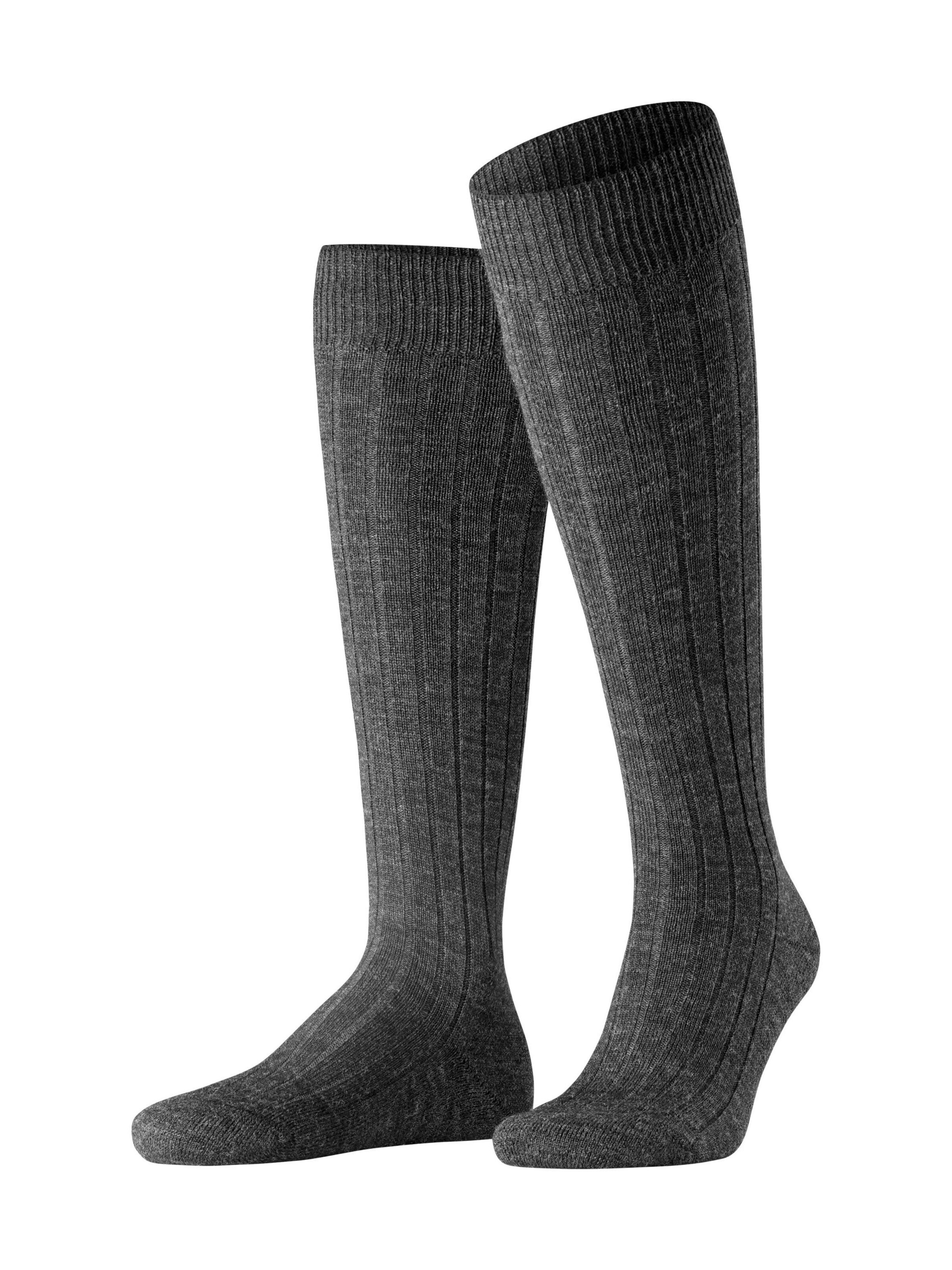 FALKE Kniestrümpfe 'Teppich im Schuh'‌‌‌‌‌‌‌‌ in Grau: Vorderseite