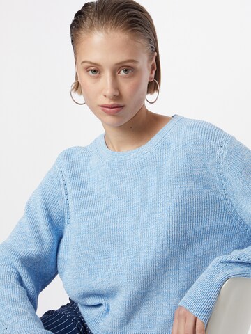 TAIFUN Pullover (GOTS) in Blau