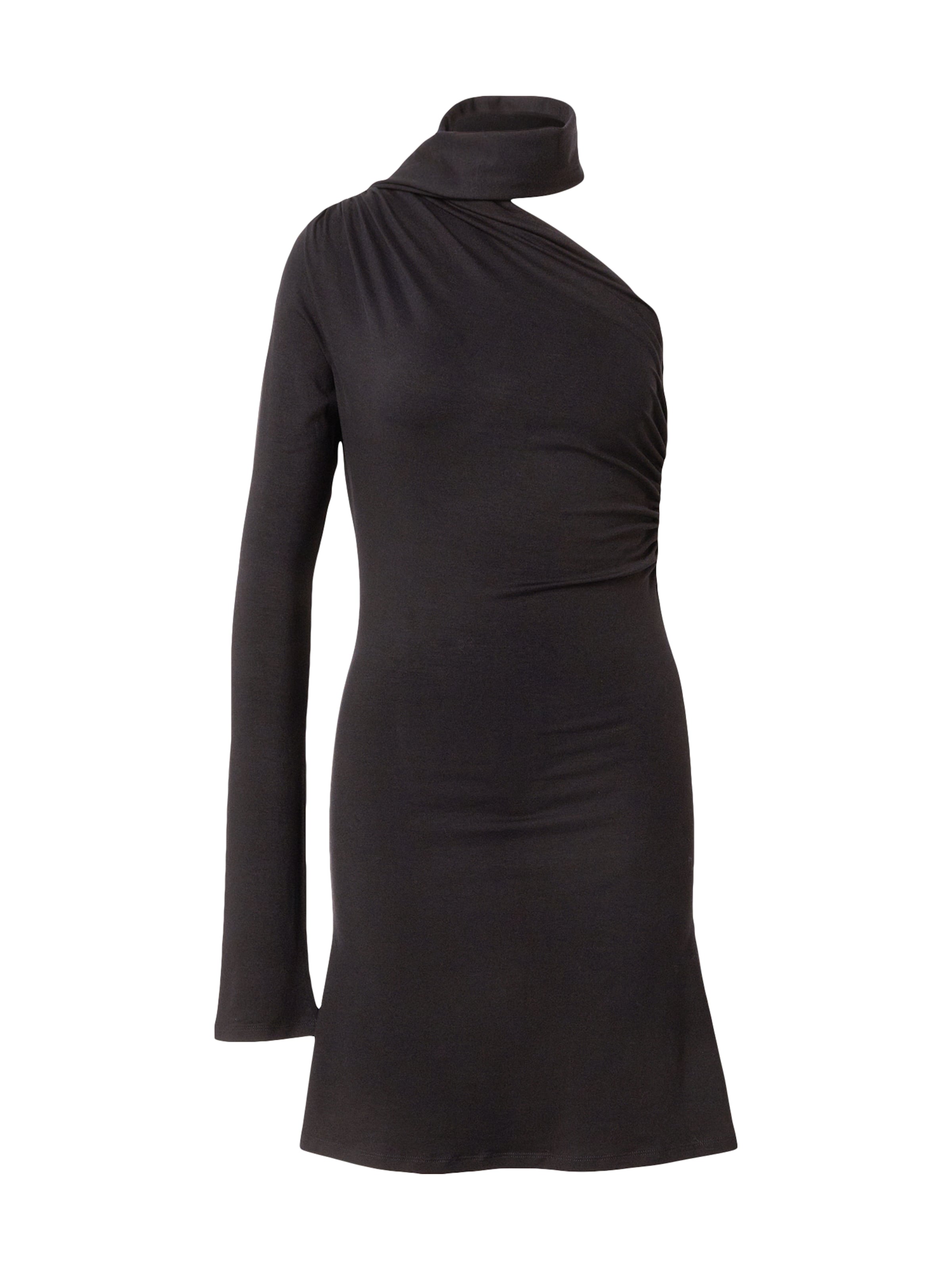 WEEKDAY Jurk &#x27;Bella&#x27; in Zwart: voorkant