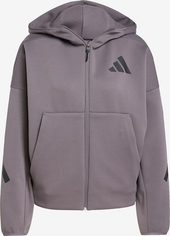 pilka ADIDAS SPORTSWEAR Sportinis džemperis 'Z.N.E.': priekis