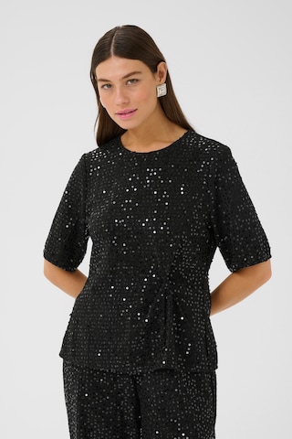 CULTURE Blouse ' CUtamera' in Black: front