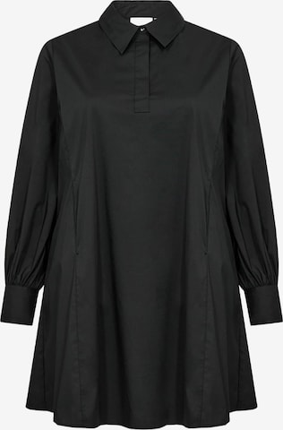 Chemisier 'Saga' Wasabi Concept en noir : devant