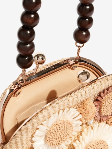 Lipsy Clutch in Beige