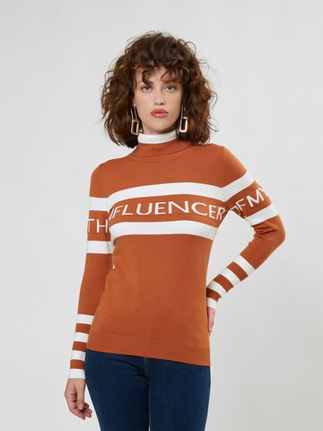 Influencer Sweter w kolorze czerwony: przód