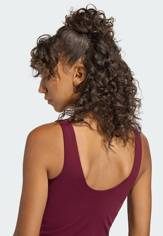 ADIDAS PERFORMANCE Bustier Sporttop 'Studio All Me' in Braun