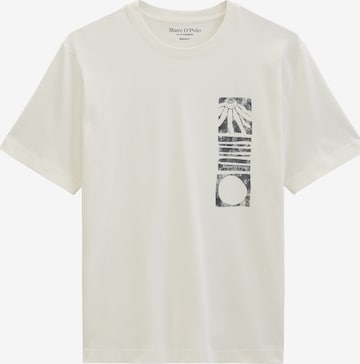 T-Shirt Marc O'Polo en beige : devant