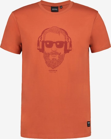 ICEPEAK Λειτουργικό μπλουζάκι 'Akera' σε πορτοκαλί: μπροστά
